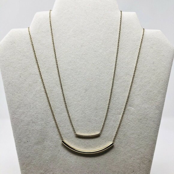 Unbranded 16inch Two Strand Bar Layering Necklace - Picture 1 of 3